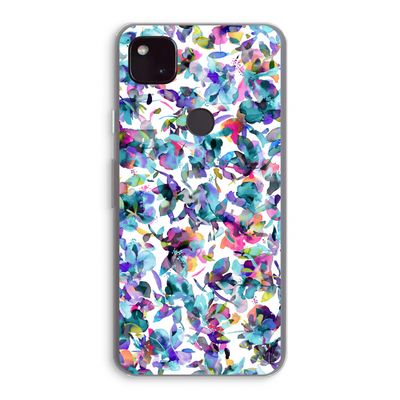 Hibiscus Flowers: Google Pixel 4a 5G Transparant Hoesje