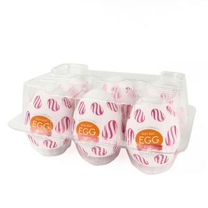 Tenga - Egg Wonder Curl Set van 6 Tenga Masturbators