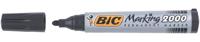 Bic permanent marker 2000-2300 zwart, schrijfbreedte 1,7 mm, ronde punt
