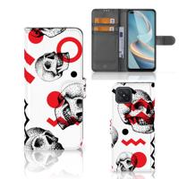 Telefoonhoesje met Naam OPPO Reno4 Z Skull Red