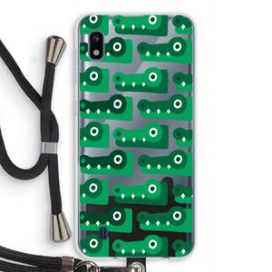 Crocs: Samsung Galaxy A10 Transparant Hoesje met koord