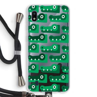 Crocs: Samsung Galaxy A10 Transparant Hoesje met koord
