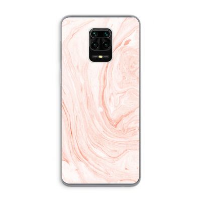 Peach bath: Xiaomi Redmi Note 9 Pro Transparant Hoesje