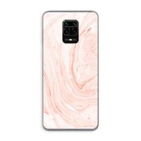 Peach bath: Xiaomi Redmi Note 9 Pro Transparant Hoesje