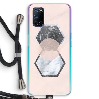Creatieve toets: Oppo A92 Transparant Hoesje met koord