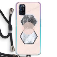 Creatieve toets: Oppo A92 Transparant Hoesje met koord