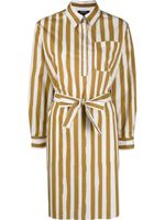 A.P.C. robe-chemise à rayures - Jaune