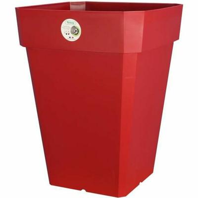 Bloempot Riviera Rood Vierkant 49 x 49 x 50 cm