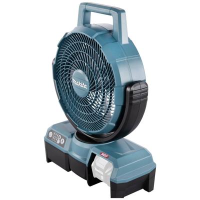 Makita CF001GZ Vloerventilator (Ø x h) 235 mm x 463 mm Turquoise, Zwart Oscillerend