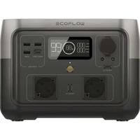 Portable Electric Generator River 2 Max, 512 WH, 2 CA Uitgang - 500 W In totaal (Overspanning 1000 W)