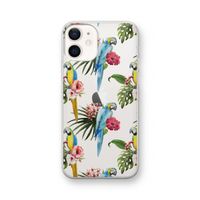 Kleurrijke papegaaien: iPhone 12 Transparant Hoesje