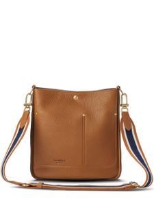 Shinola The Pocket grained-leather cross body bag - Marron