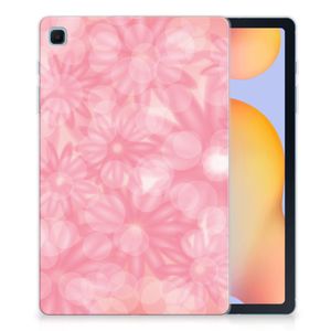Samsung Galaxy Tab S6 Lite | S6 Lite (2022) Siliconen Hoesje Spring Flowers