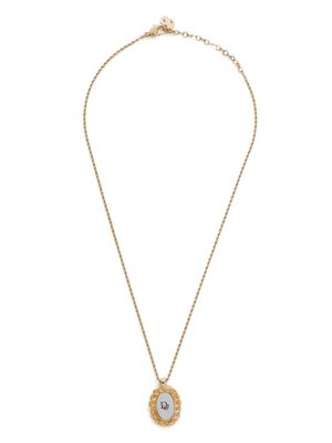 Christian Dior Pre-Owned collier à pendentif logo (années 1995)