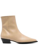 Aeyde Ruby leather ankle boots - Tons neutres - thumbnail