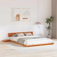 Bedframe Bruin 140 x 200 cm Hout