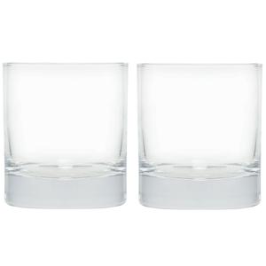 Whisky tumbler glazen - 6x - transparant - 380 ml - 8 x 13 cm