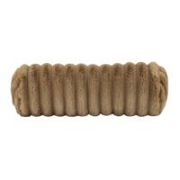 2e Halve Prijs Leen Bakker - Sierkussenrol Bouke - Taupe - 42xØ15 Cm - Polyester - Bruin#Taupe