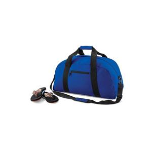 Classic reistas/sporttas/weekendtas - blauw - 60 x 29 x 31 cm - 2 vakken - polyester - 48 liter