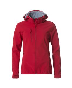 Clique 020917 Basic Hoody Softshell Ladies - Rood - M