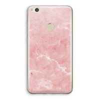 Roze marmer: Huawei Ascend P8 Lite (2017) Transparant Hoesje