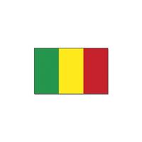 Vlag Mali - 90 x 150 cm - polyester - Malinese vlag - met ophangringen