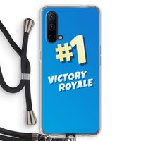 Victory Royale: OnePlus Nord CE 5G Transparant Hoesje met koord