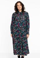 Yoek Blouse-jurk | Zwart | Maat 46/48
