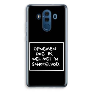 Schotelvod: Huawei Mate 10 Pro Transparant Hoesje