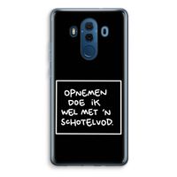Schotelvod: Huawei Mate 10 Pro Transparant Hoesje