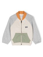 Bobo Choses veste colour block à logo imprimé - Gris