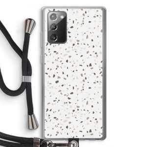 Terrazzo N°14: Samsung Galaxy Note 20 / Note 20 5G Transparant Hoesje met koord