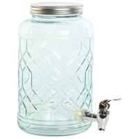 Items Drank dispenser Beverages Tap - 3.6 Liter - bewerkt glas/metaal - tapkraan/deksel - Drankdispensers - thumbnail