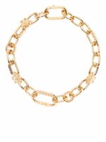 Versace collier à détail Medusa - Or