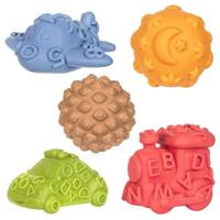 Tullo Zintuiglijke bolvoertuigen - Montessori educatieve set 5 stuks.