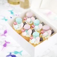 Topped Cupcakes - Mermaid (6 stuks)