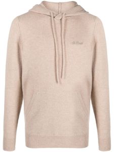 MC2 Saint Barth hoodie à logo brodé - Tons neutres
