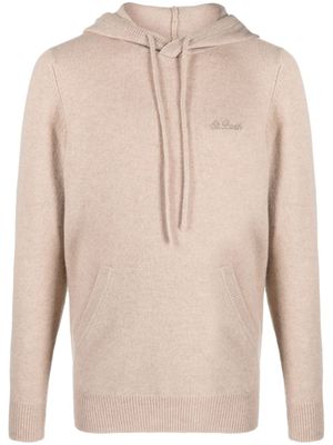 MC2 Saint Barth hoodie à logo brodé - Tons neutres