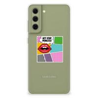 Samsung Galaxy S21FE | Sillicone Back Cover | Popart Princess