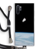 Alone in Space: Samsung Galaxy Note 10 Plus Transparant Hoesje met koord