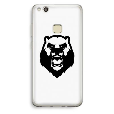 Angry Bear (white): Huawei Ascend P10 Lite Transparant Hoesje
