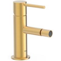 Bidetkraan Tres Study | Opbouw | Mengkraan | 1-hendel | Rond | 24k Goud mat