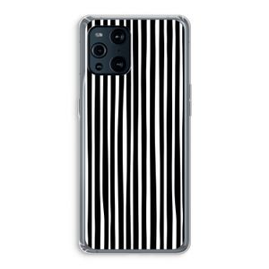 Stripes: Oppo Find X3 Transparant Hoesje