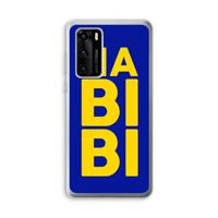 Habibi Blue: Huawei P40 Transparant Hoesje