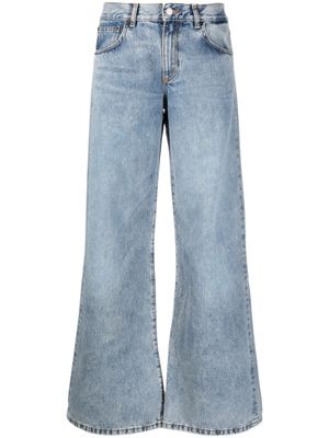 Jeanerica jean ample à patch logo - Bleu