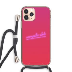 Vice Glow: iPhone 11 Pro Transparant Hoesje met koord