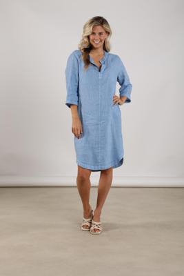 Nukus Kate Dress Mix Nks14015 Jurk 312 Cloudy