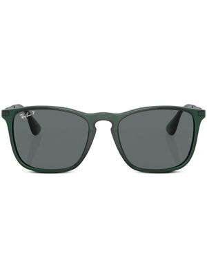 Ray-Ban lunettes de soleil Chris à monture carrée - Vert