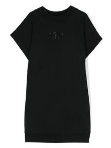 Elisabetta Franchi La Mia Bambina robe en jersey à logo appliqué - Noir