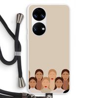 Girls girls girls: Huawei P50 Transparant Hoesje met koord